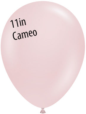 Globos TufTex redondos CAMEO de 11 pulgadas, bolsa de 100