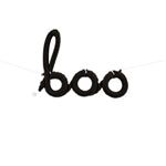 Globo de aluminio empaquetado Script BOO Northstar NEGRO de 42 pulgadas