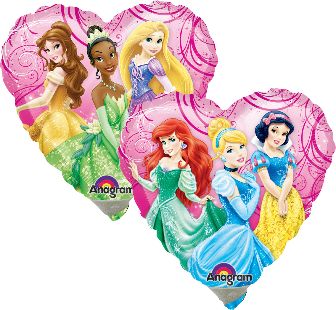 Corazón de jardín de princesas Disney de 9 pulgadas