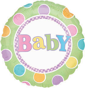 VLP Baby Dots de 18 pulgadas, color verde, paquete de 10