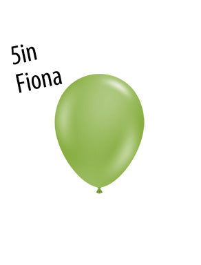 Globos TufTex redondos FIONA de 5 pulgadas, bolsa de 50