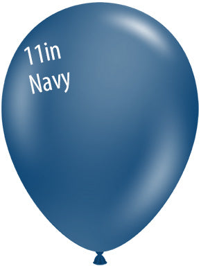 Globos TufTex redondos NAVY de 11 pulgadas, bolsa de 100