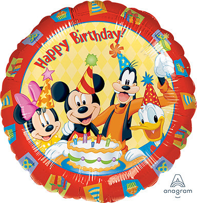 Cumpleaños de Mickey y sus amigos de 18 pulgadas, paquete de 10