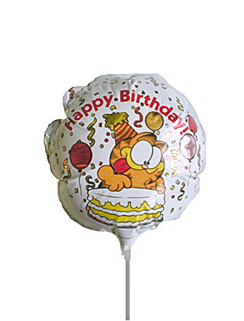 Feliz cumpleaños Garfield de 4 pulgadas