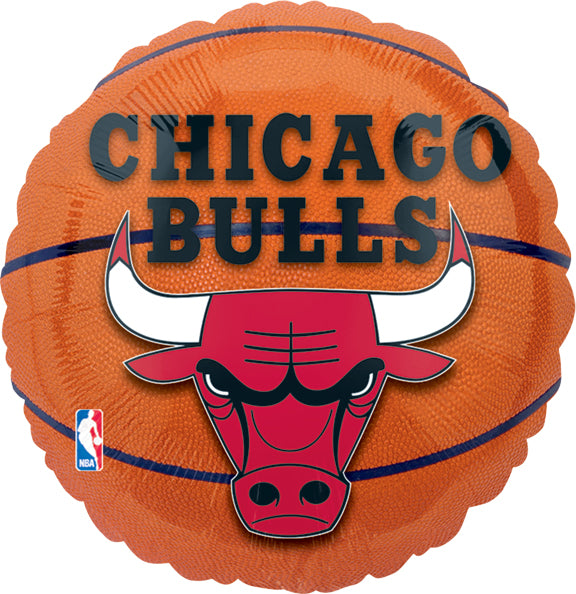 Globo de aluminio de baloncesto CHICAGO BULLS de 18 pulgadas, paquete de 5