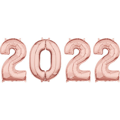 Kit de paquete de números de 26 pulgadas ROSE GOLD 2022