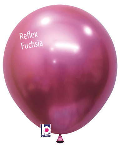 Globo de látex Sempertex REFLEX FUCSIA de 18 pulgadas, bolsa de 15