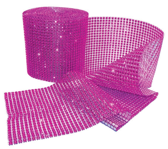 Bling Wrap Fuchsia 4.75in x 10yd