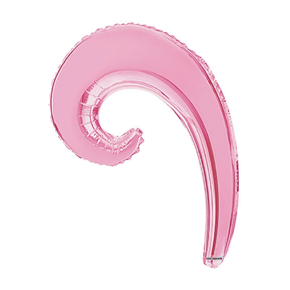 14 inch Kurly Wave PINK foil balloon