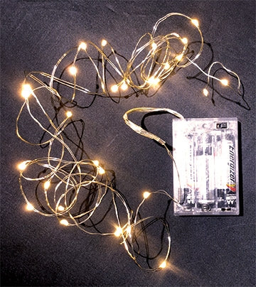 9ft Warm 30 LED Light Garland