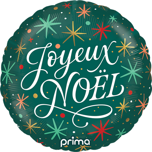 18" Round Joyeux Noel