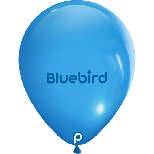 11in BLUEBIRD Round Prima Latex Balloons - Bag of 100