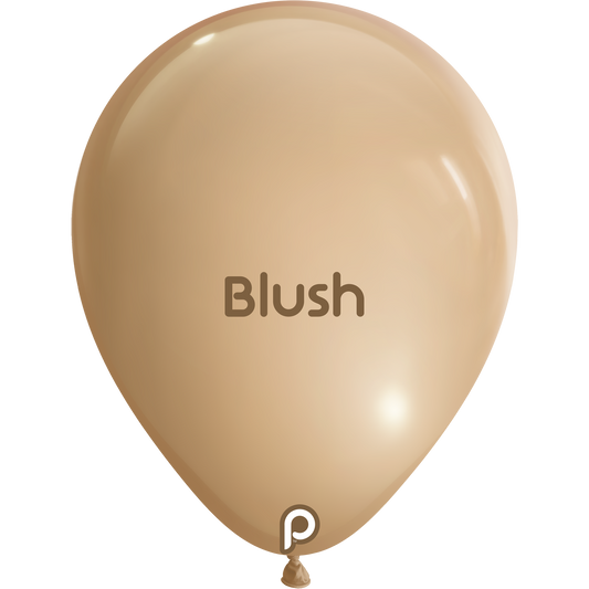 18in BLUSH Round Prima Latex Balloons - Bag of 25