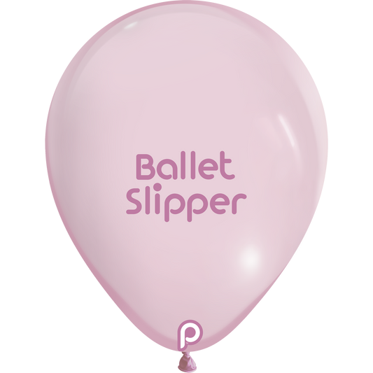 5in BALLET SLIPPER Globos redondos de látex PRIMA Bolsa de 100