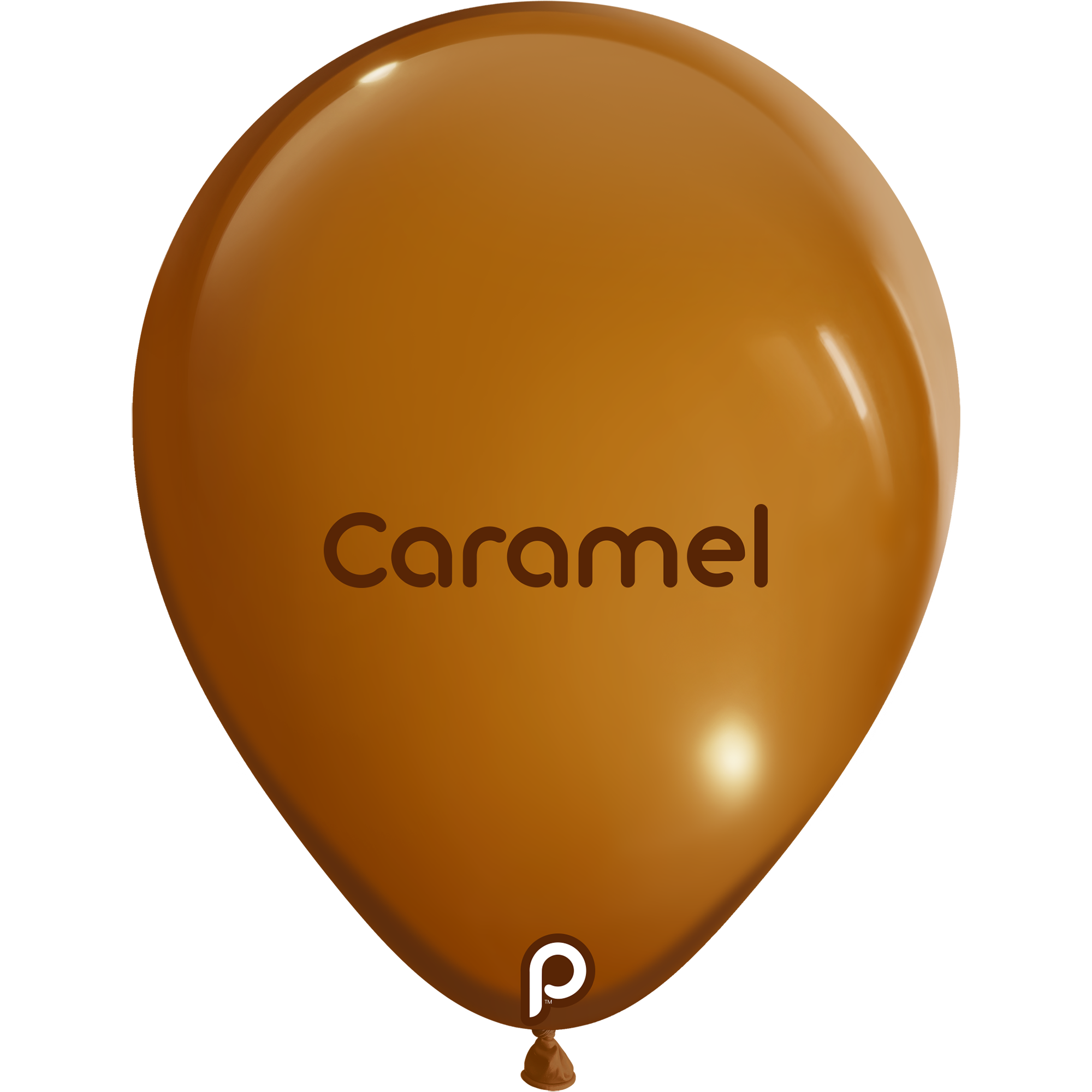 5in CARAMEL Round Prima Latex Balloons - Bag of 100