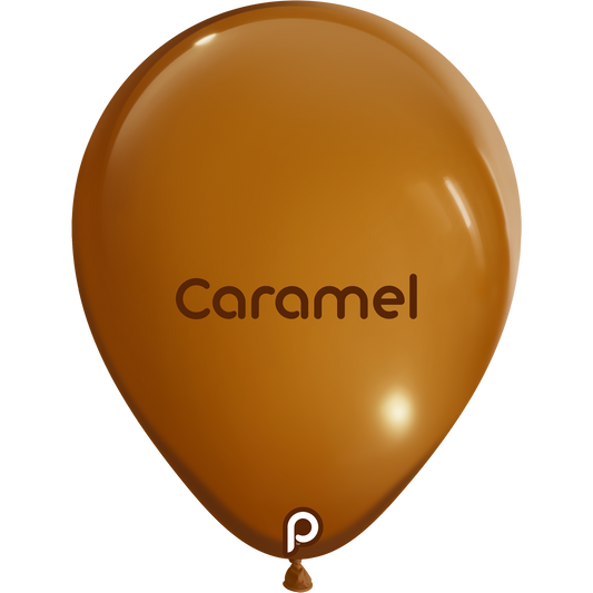 11in CARAMEL Round Prima Latex Balloons - Bag of 100