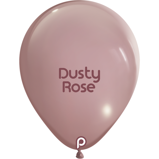 5in DUSTY ROSE Round Prima Latex Balloons - Bag of 100