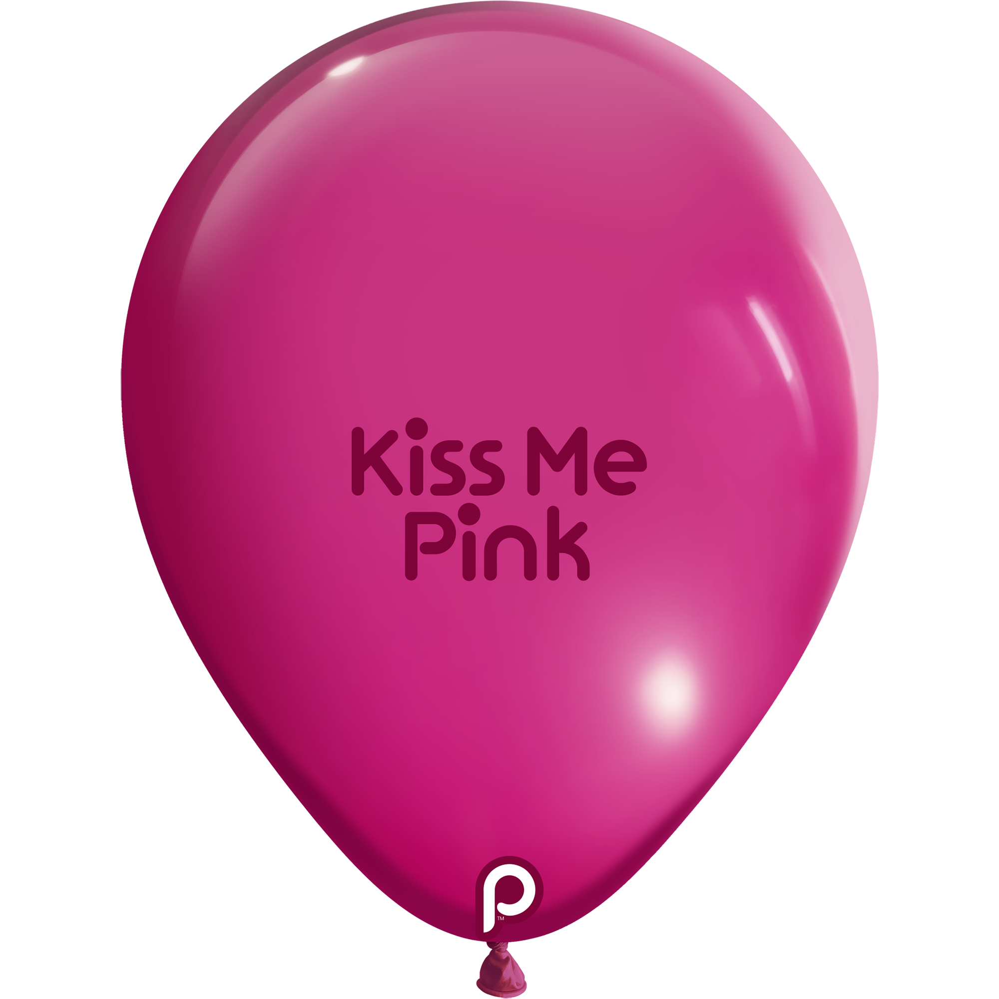 Globos de látex PRIMA redondos KISS ME PINK de 11 pulgadas, bolsa de 100