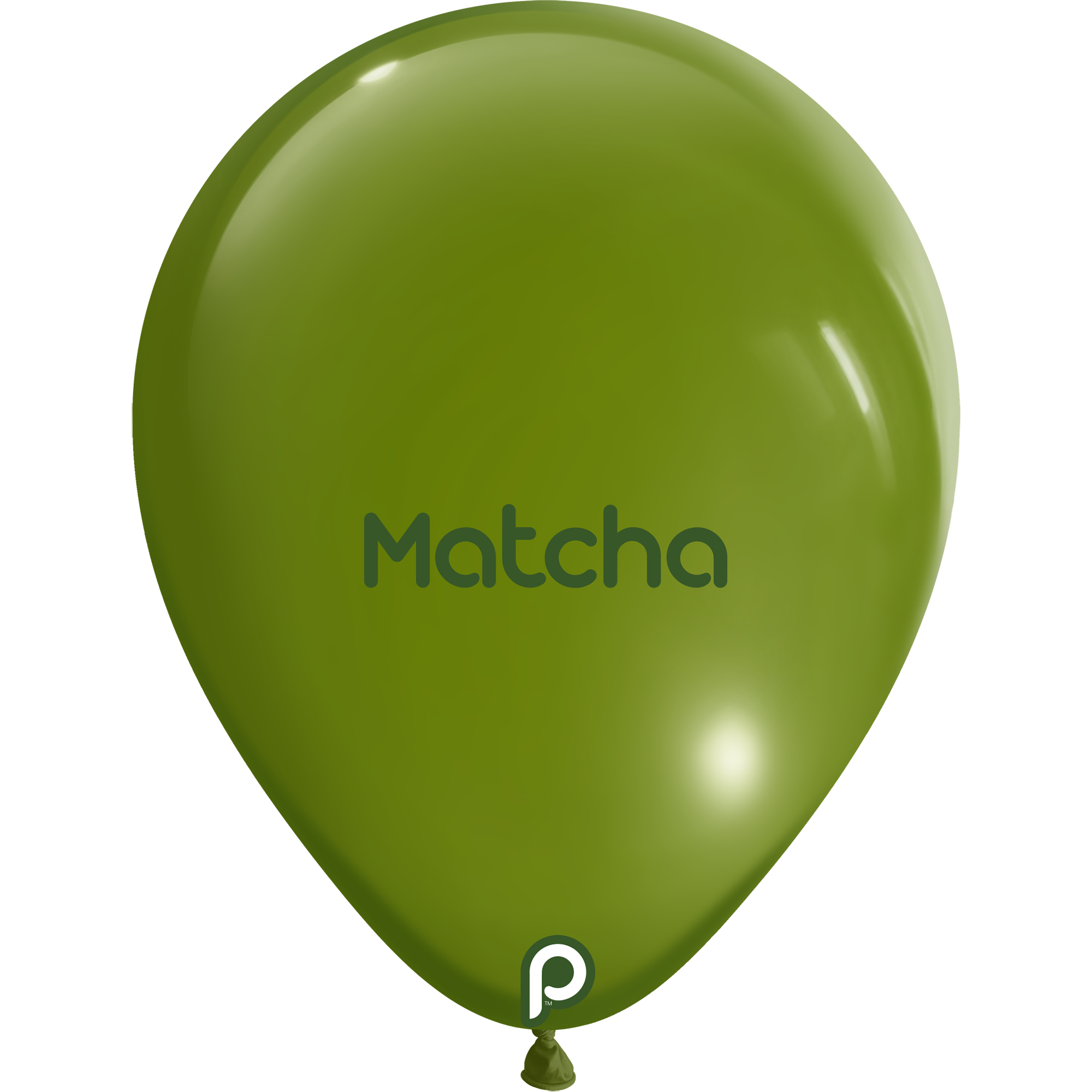 Globos de látex PRIMA redondos MATCHA de 11 pulgadas Bolsa de 100