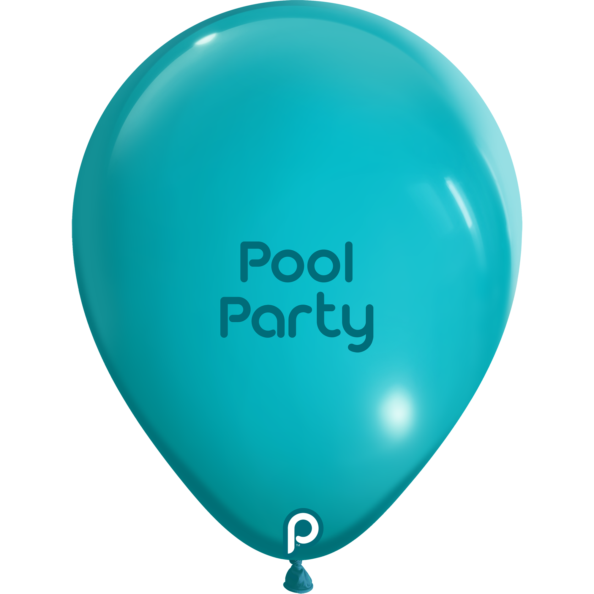 5in POOL PARTY Round Prima Latex Balloons - Bag of 100