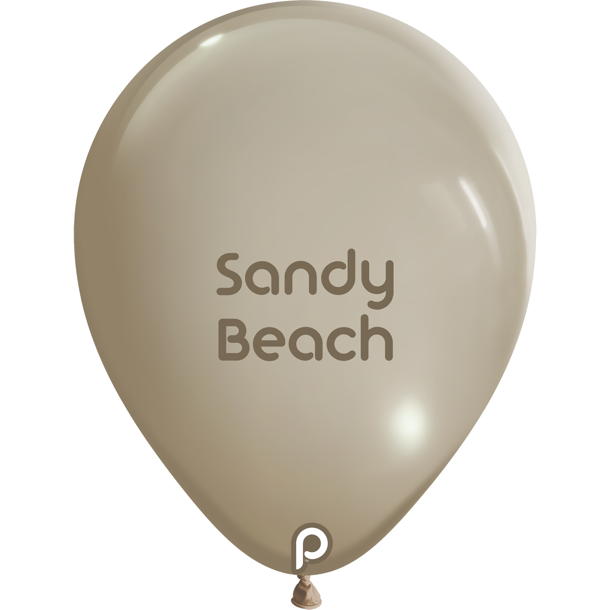 11in SANDY BEACH Round Prima Latex Balloons - Bag of 100