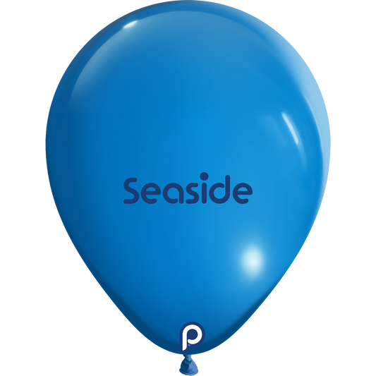 5in SEASIDE Round Prima Latex Balloons - Bag of 100