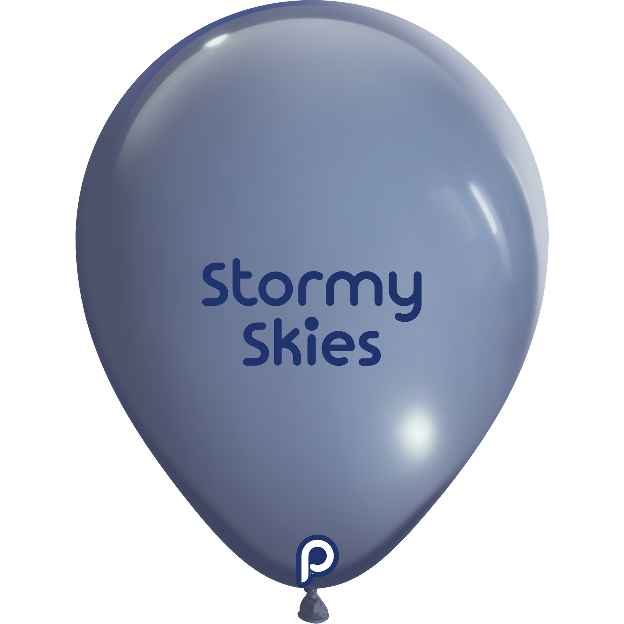 5in STORMY SKIES Round Prima Latex Balloons - Bag of 100