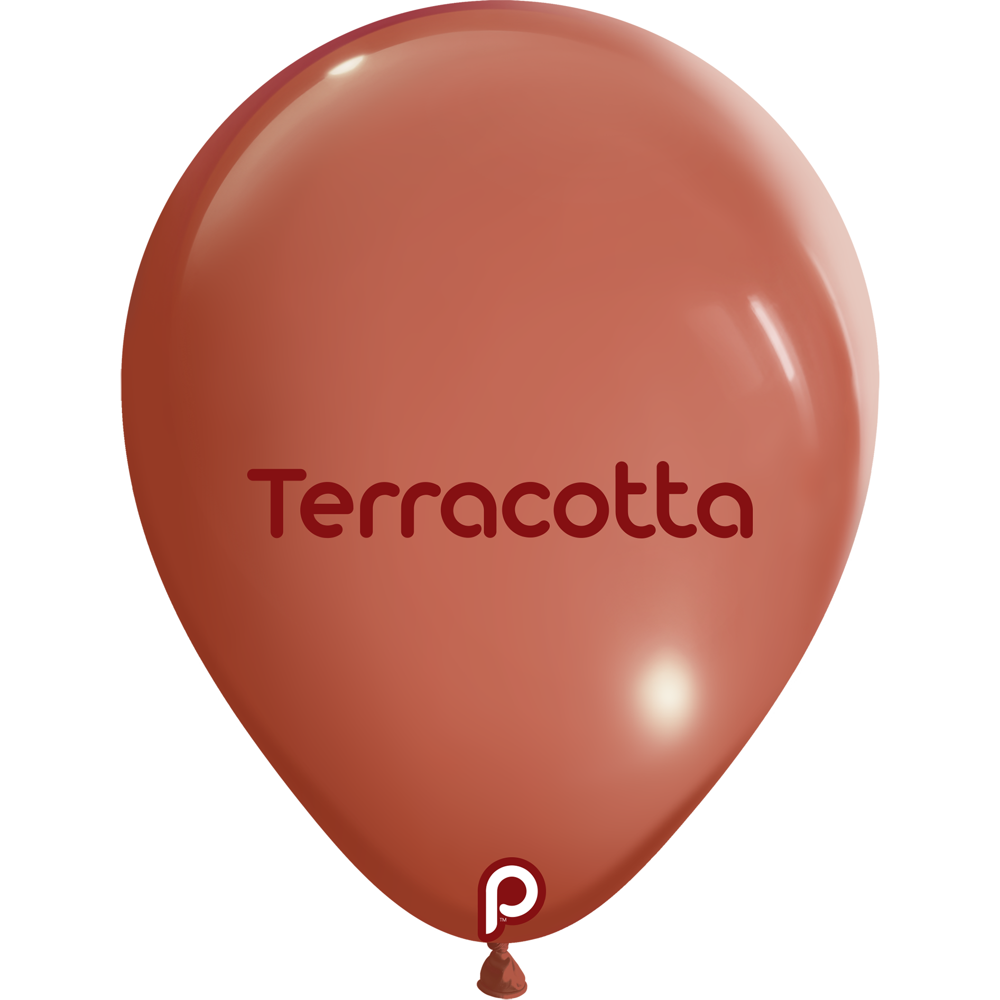 11in TERRACOTTA Round Prima Latex Balloons - Bag of 100