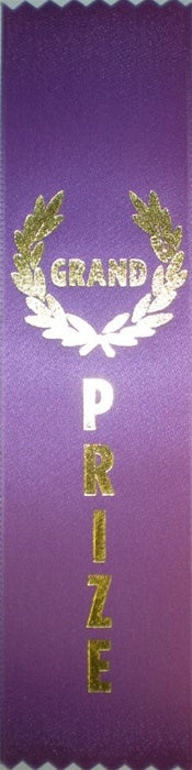 2in x 8in PURPLE GRAND PRIZE Ribbon