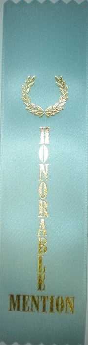 2in x 8in LIGHT BLUE HONORABLE MENTION Ribbon