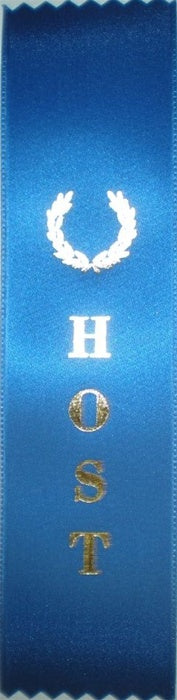 2in x 8in BLUE HOST Ribbon