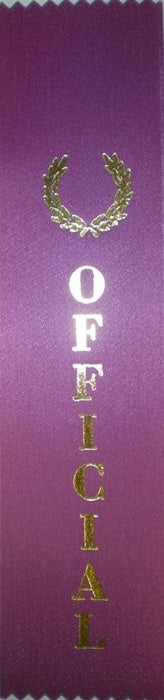 2in x 8in PURPLE OFFICIAL Ribbon