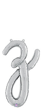 Script Letter z Silver