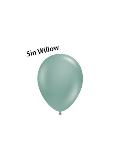 5 inch Willow Round  TufTex Balloon